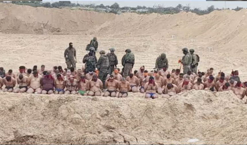 İsrail askerlerinden esirlere çıplak işkence