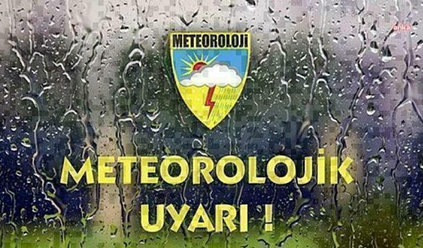 Meteoroloji'den uyarı: Şiddetli sağanak yağış bekleniyor