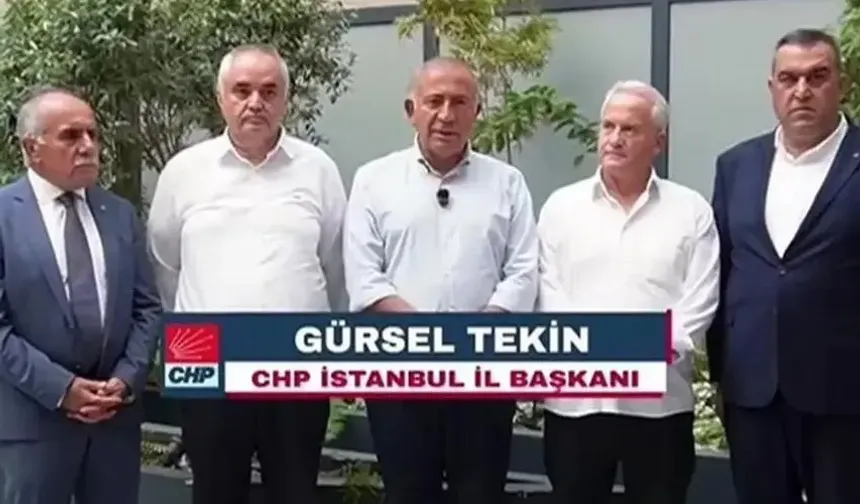 Gürsel Tekin ekibini tanıttı