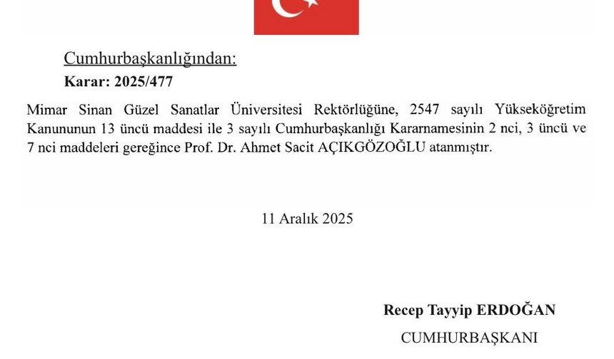 MSGSÜ’ye kayyum rektör atandı