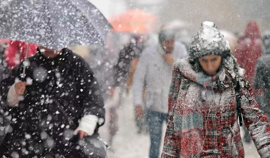 Yarın Birçok İlde Yağmur ve Kar Yağışı