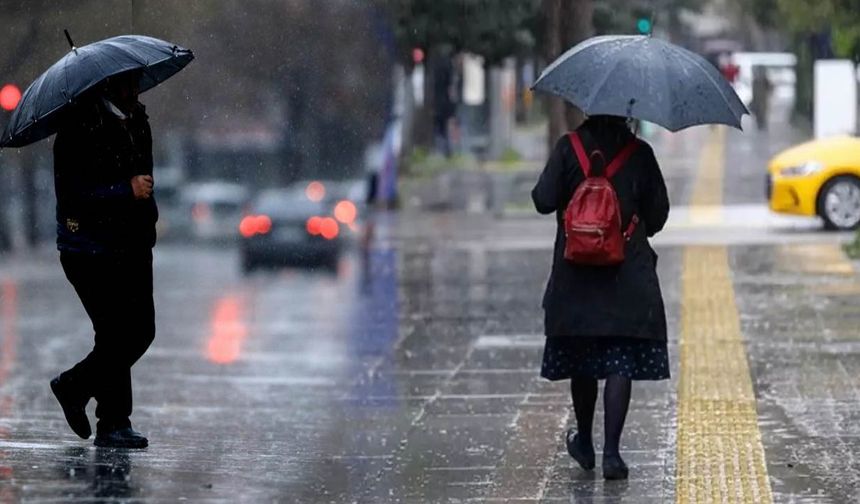 3 İlde Sağanak ve Çamur Yağmuru Uyarısı