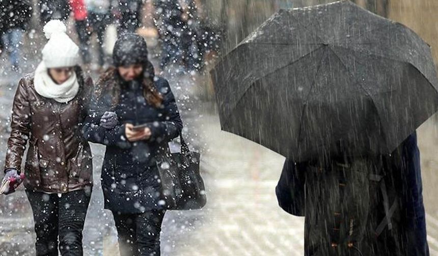 Dikkat! Kapıda Kar, Sağanak ve Fırtına