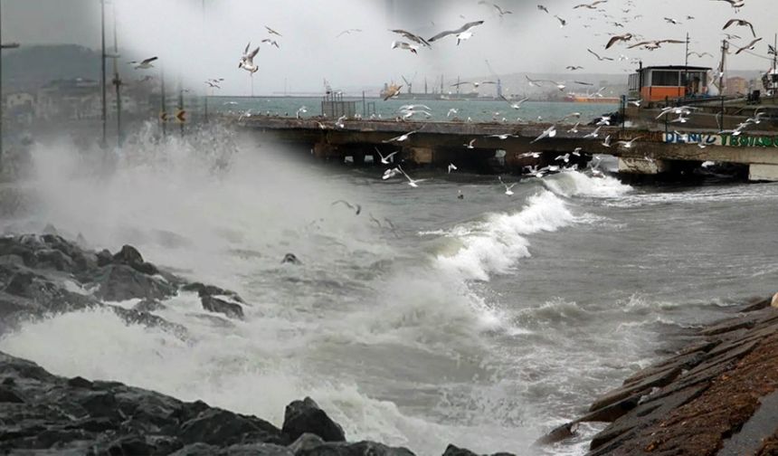 Bursa İçin Marmara’da Fırtına Alarmı