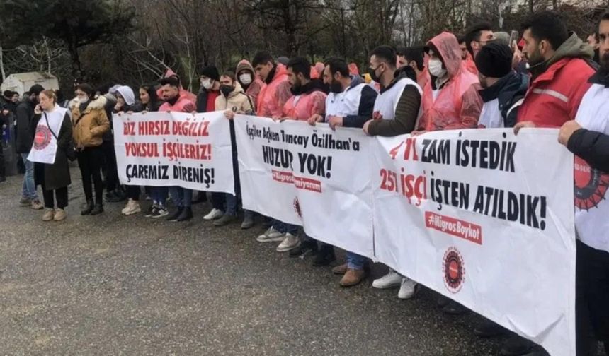 Migros İşçileri Direniyor: Hakkımızı istiyoruz!