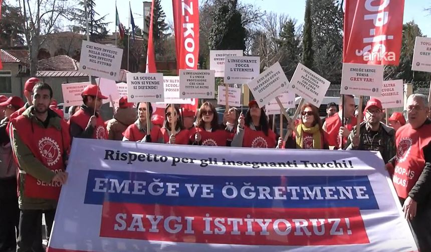 Özel İtalyan Lisesi’nde Maaş Ayrımına Protesto