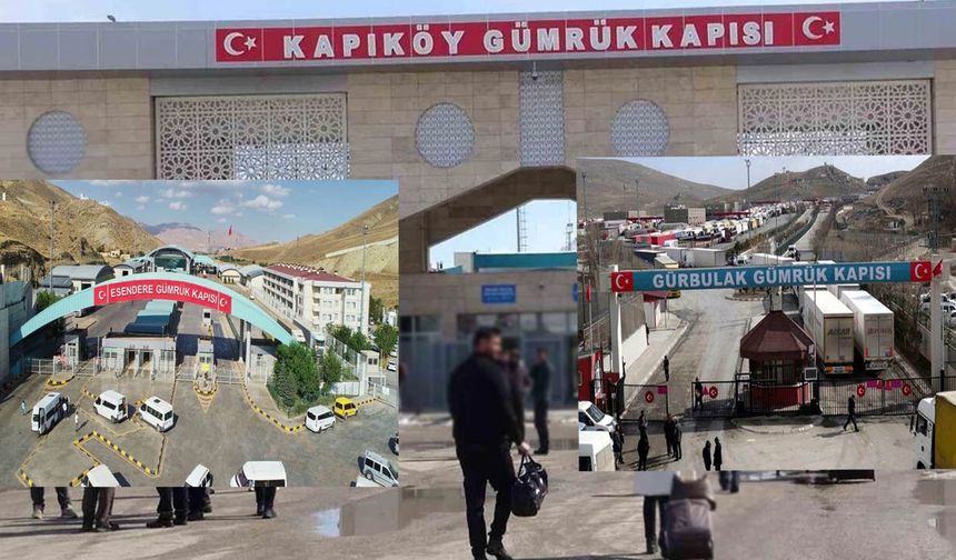 Sınırda 3 kapıda yolcu geçişi durdu