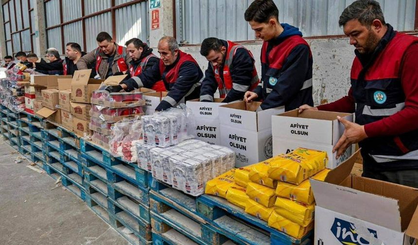 22 bin aileye  gıda desteği sağlandı