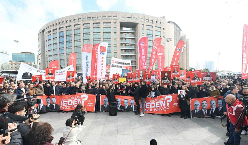 5 ilçeden Çağlayan’a yürüyüş