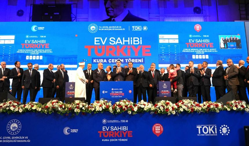 Kuralar çekildi 2 bin 867 ev sahibini buldu