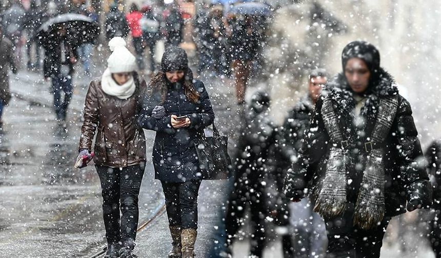14 ilde hava sertleşiyor kar ve yağmur geliyor