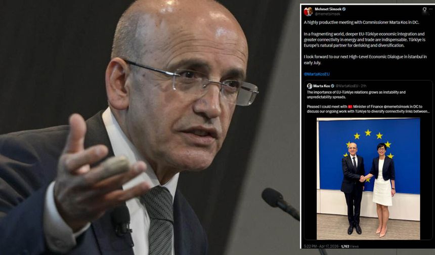 Şimşek AB’ye seslendi: Türkiye olmazsa olmaz