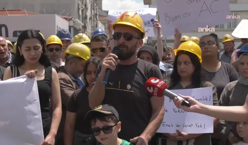 Madencilerden Bayram Öncesi Yürüyüş: "Paramızı Verirseniz Bayramlık Alabiliriz"