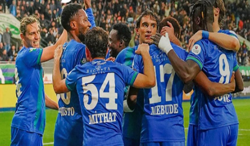 Çaykur Rizespor - Konyaspor maçında 5 gol
