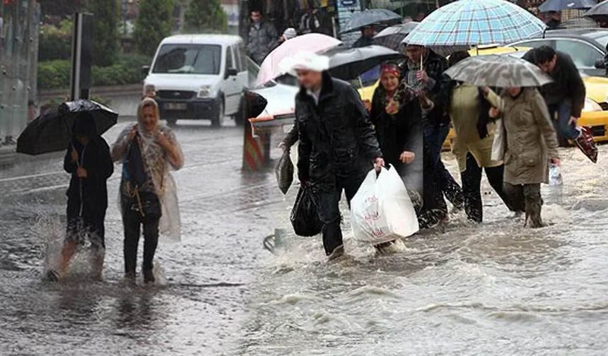 Bir çok illere şiddetli yağmur uyarısı!