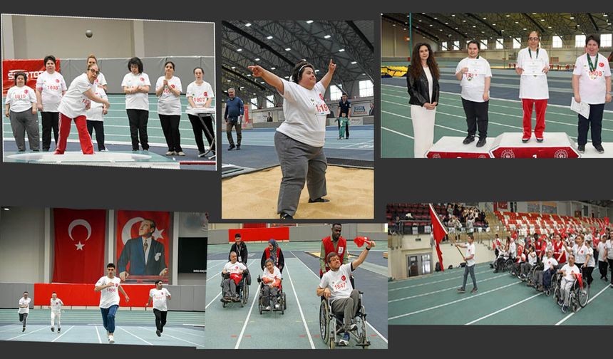 Koşu pistinde engel tanımadılar: Özel sporcular yarıştı