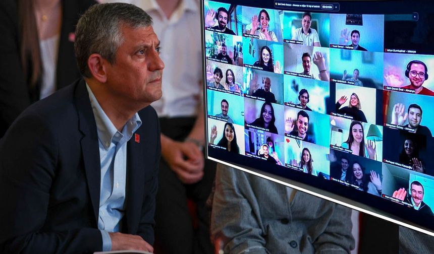 CHP lideri  14 ülkeden 150 genci dinledi