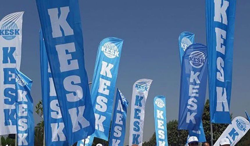KESK   gözaltılara tepki gösterdi