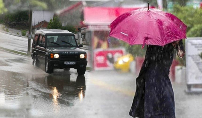 6 ilde sarı kodlu sağanak yağış uyarısı