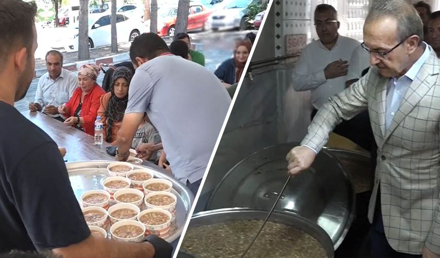 Battalgazi'de canlar muharrem sofrasında buluştu