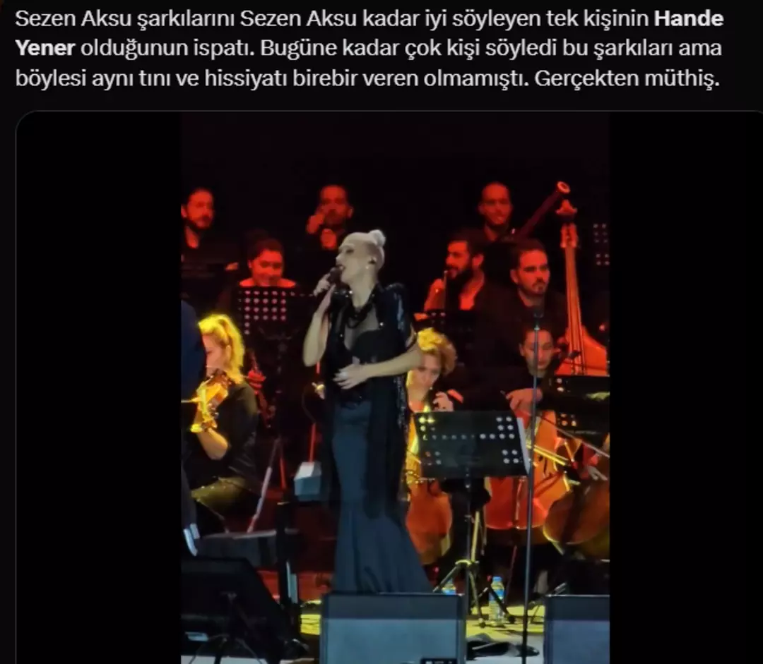 Hande Yener Sezen Aksu Konser Gecesi