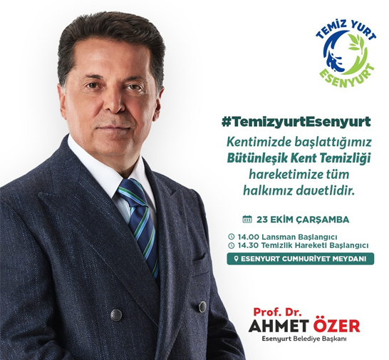 "Temiz Yurt Esenyurt" seferberliği başlıyor