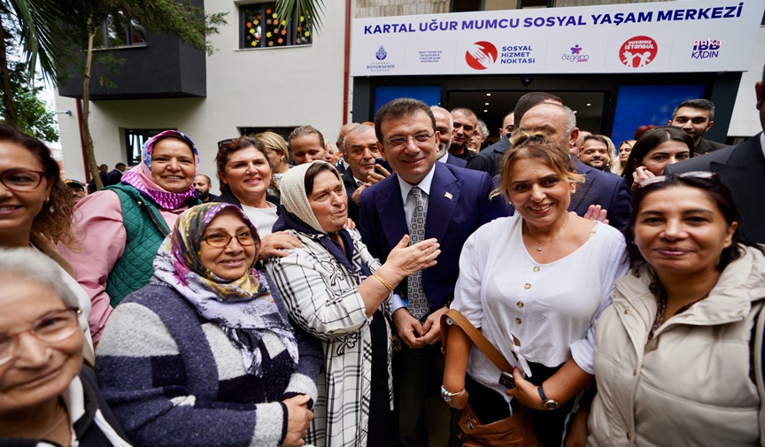 İmamoğlu'ndan ‘Uğur Mumcu Sosyal Yaşam Merkezi’ne ziyaret