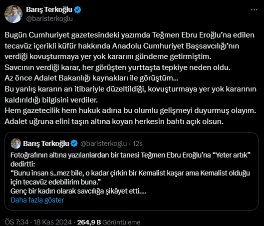 Teğmen Ebru Eroğlu'na çirkin saldırıda yeni gelişme!