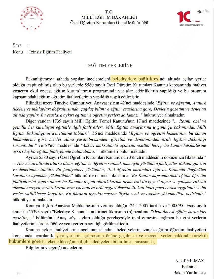 İmamoğlu'ndan Bakan Tekin'e 'belgeli' kreş yanıtı: 'Ben kreş demedim anaokulu dedim' demek bu akla yakışır!