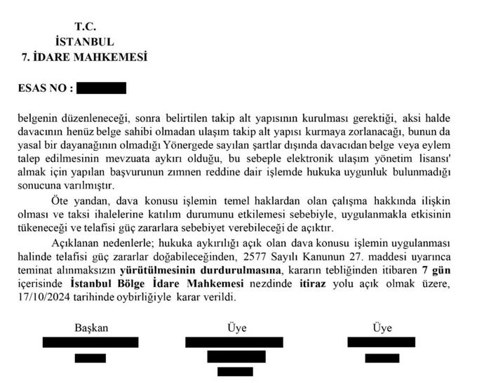 Martı TAG’a mahkeme onayı: Ulaşım hizmetleri devam edecek