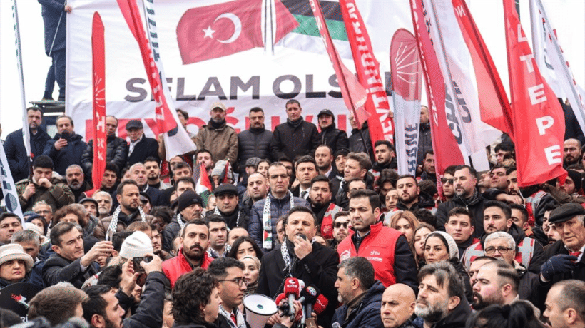 CHP'den Filistin yürüyüşüne izin verilmemesine protesto