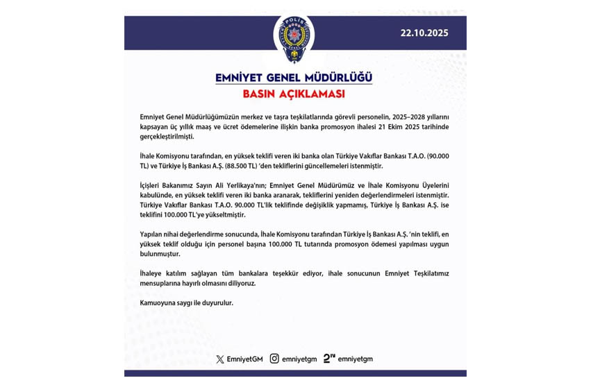 Polis Promosyonuları 2025