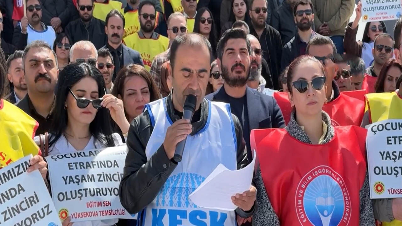 Yuksekova Egitim Sen Protesto 2026